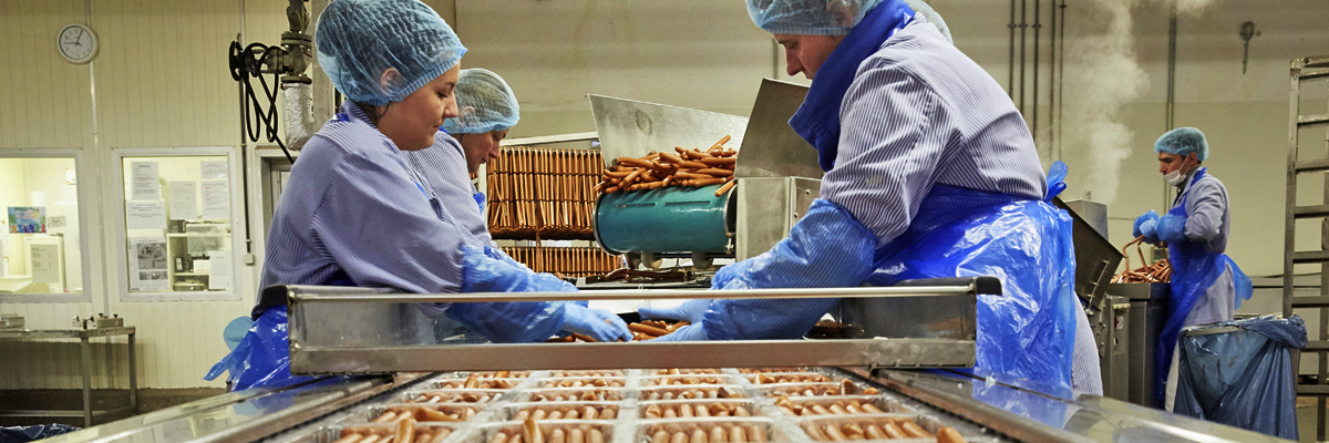 Verarbeitung Wurstwaren Verarbeitung Wurstwaren